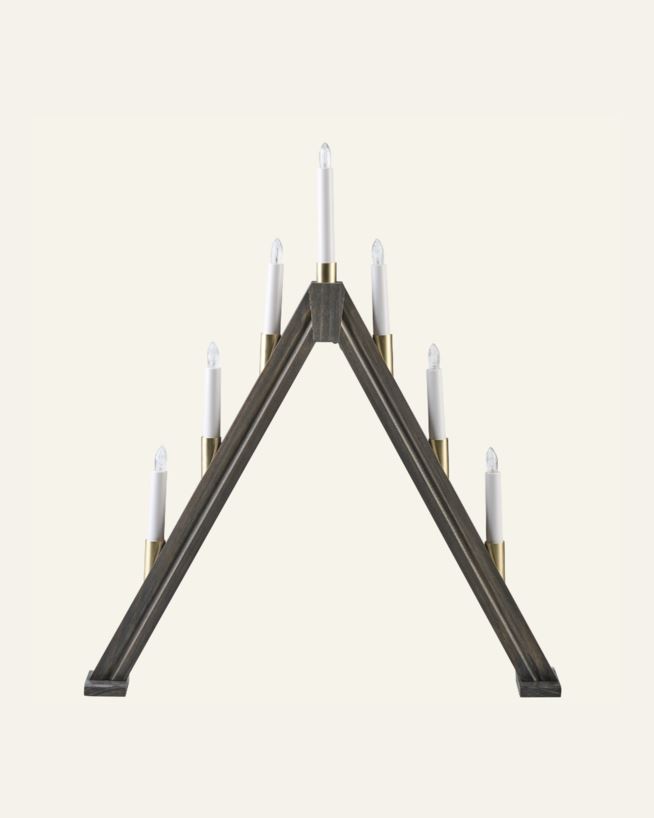 Kynttelikkö harmaa - 50x7x58,8 cm harmaa - 1