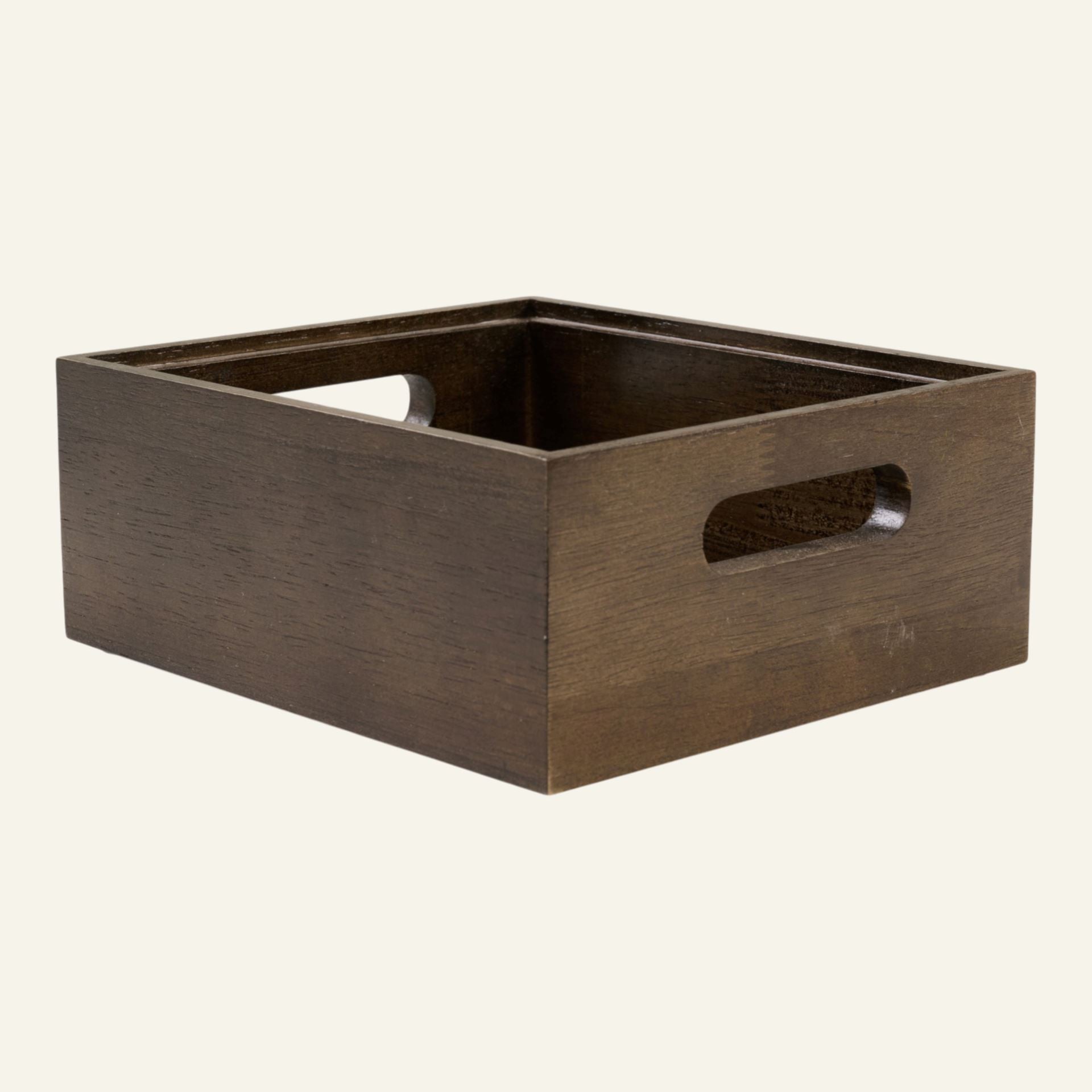 Pinottava säilytyslaatikko ruskea - 20x16x8 cm ruskea - 1