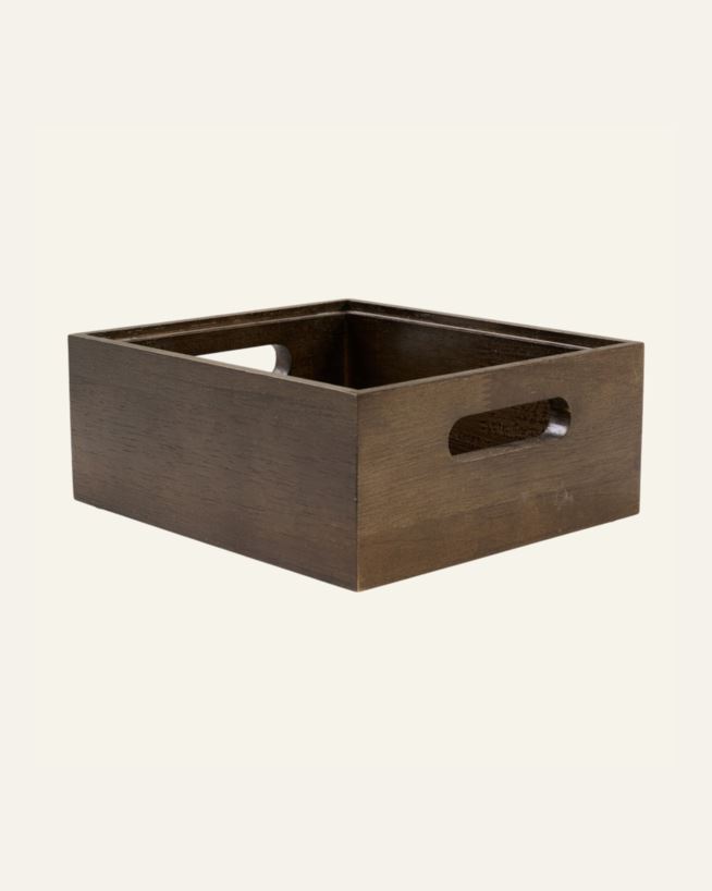 Pinottava säilytyslaatikko ruskea - 20x16x8 cm ruskea - 1