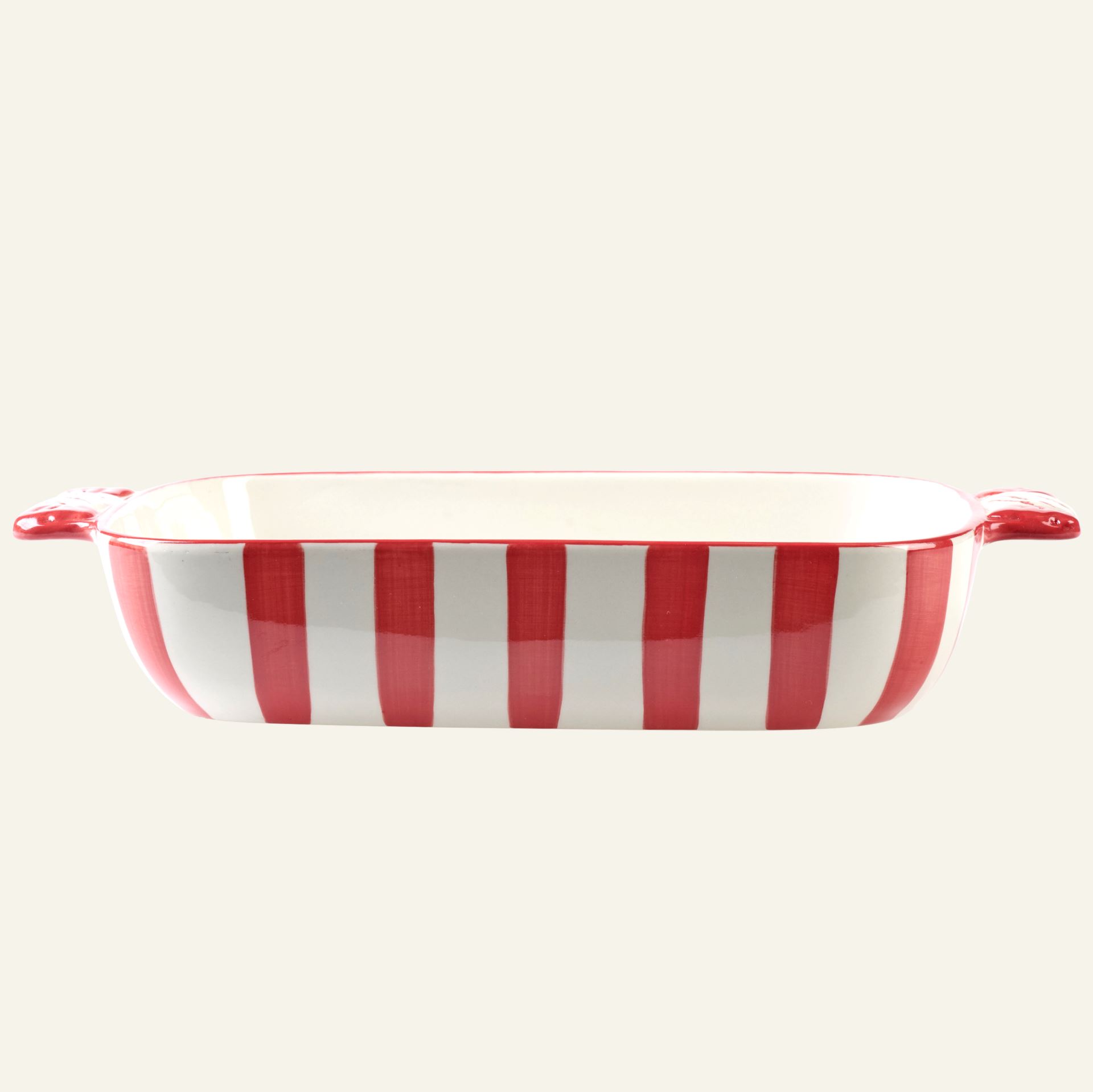 Uuninkestävä astia punainen - 35,5x22x7,5 cm punainen - 1