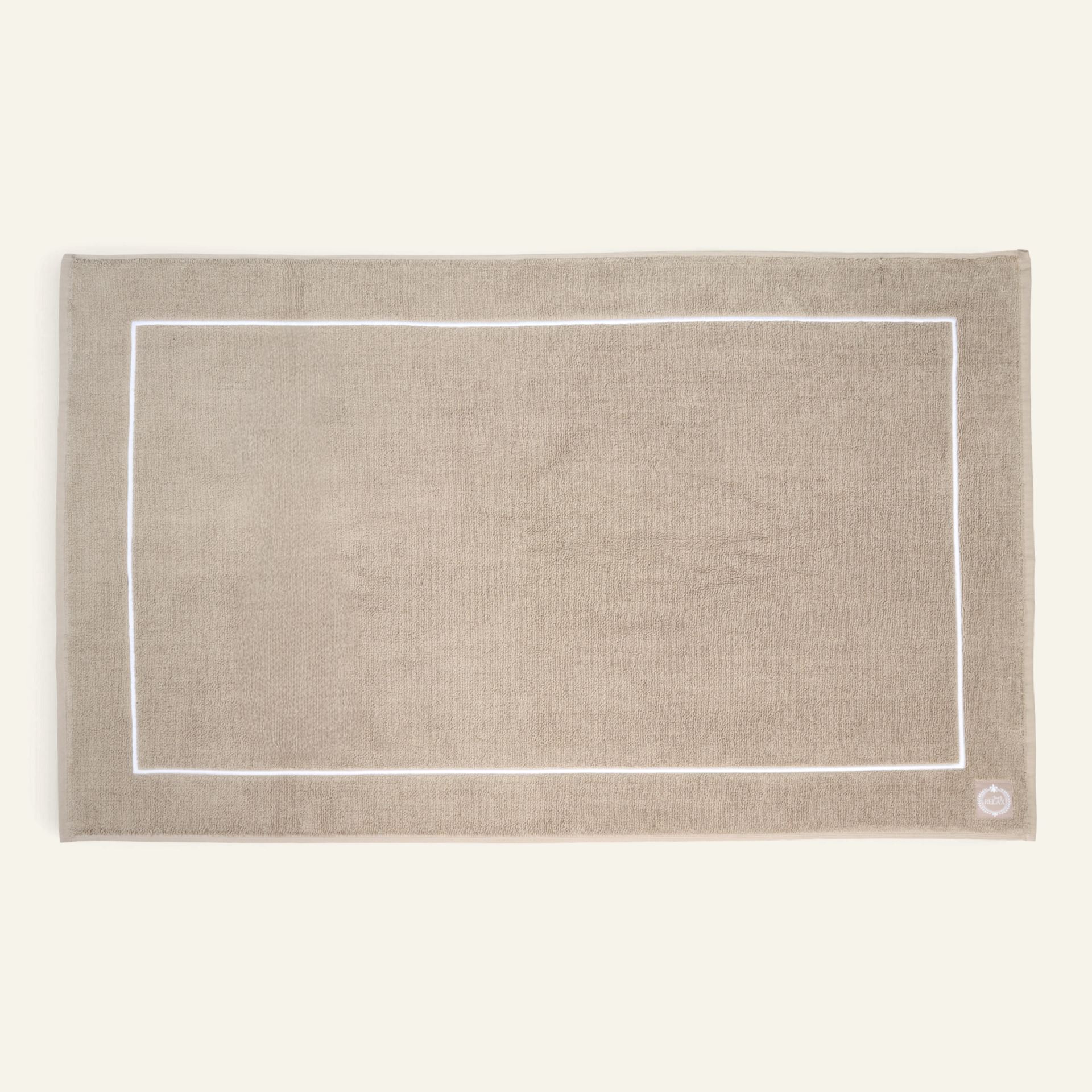 Kylpyhuoneenmatto beige - 60x100 cm beige - 1