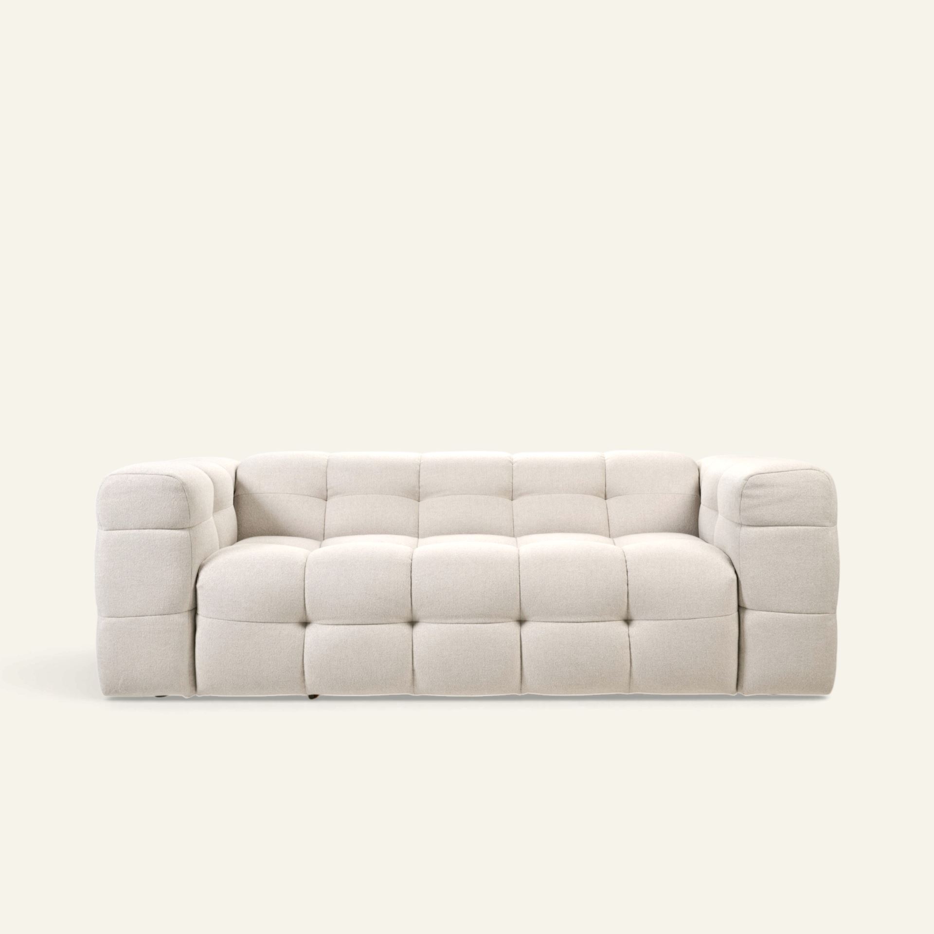 3-istuttava sohva vaalean beige - 232x98x75 cm vaalean beige - 1