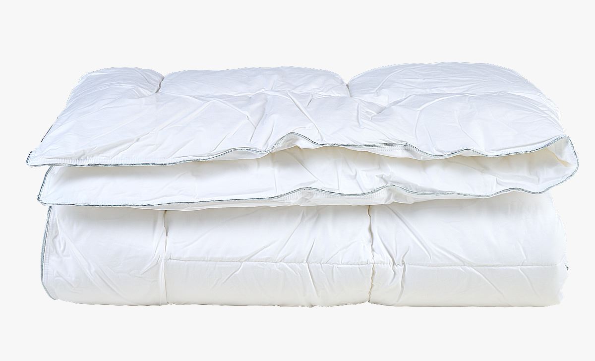 Keskilämmin kuitupeitto valkoinen - 230x220 cm valkoinen - 1