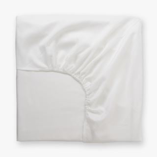 Soft satin fitted sheet 140x200x30 Whit muotoonommeltu aluslakana valkoinen