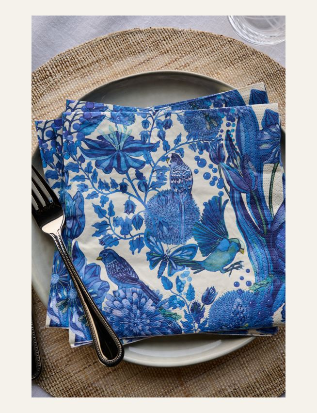 Ruokaservetit sininen - 2