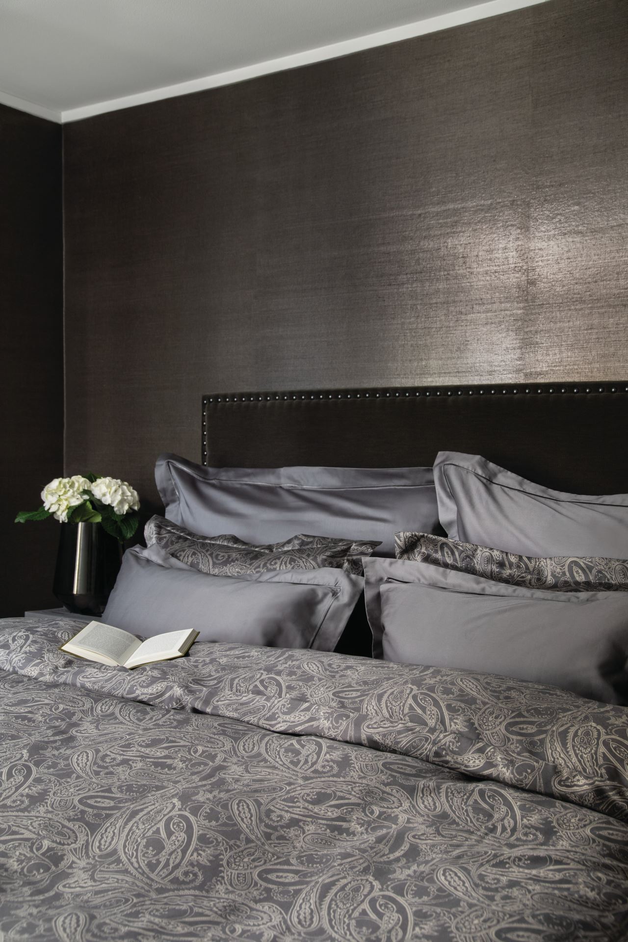 Pussilakanasetti egyptinpuuvillaa harmaa - 2