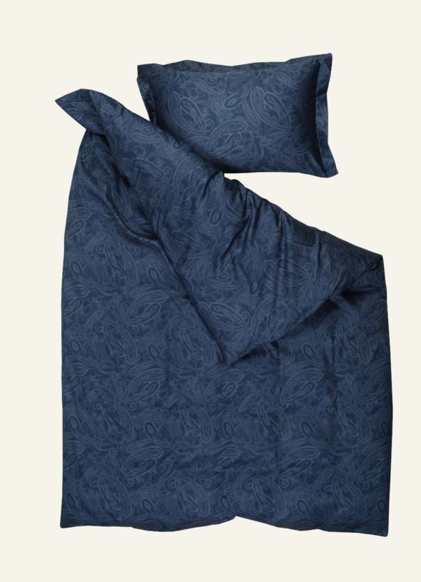 Pussilakanasetti egyptinpuuvillaa sumuinen sininen - 2