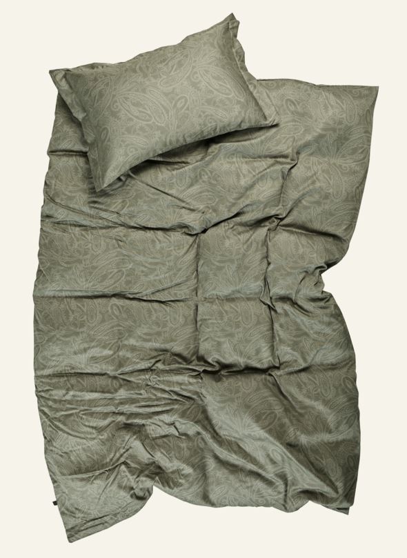 Pussilakanasetti egyptinpuuvillaa oliivinvihreä - 2