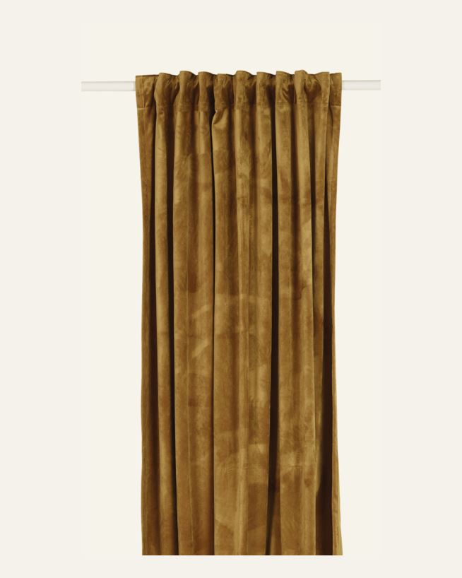 Samettiverho keltainen - 135x240 cm keltainen - 1