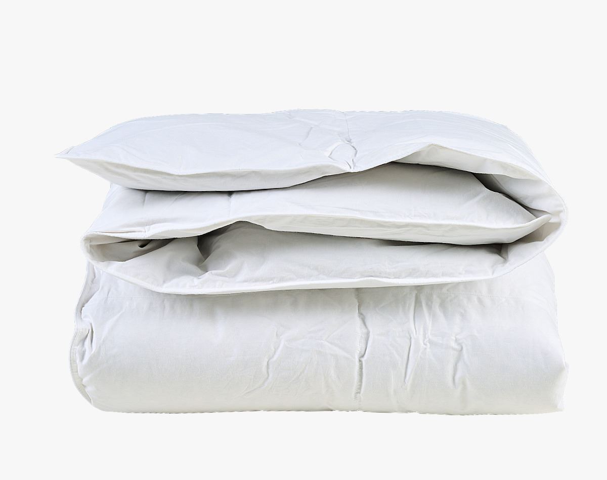 Keskilämmin untuvapeitto valkoinen - 150x210 cm valkoinen - 1