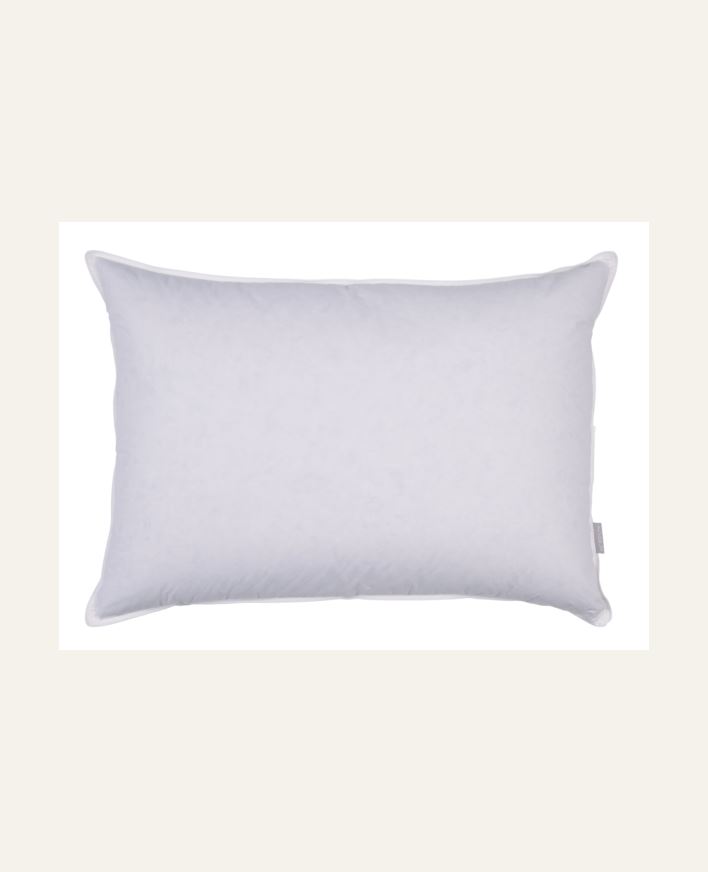 Keskikorkea untuvatyyny valkoinen - 50x60 cm valkoinen - 1