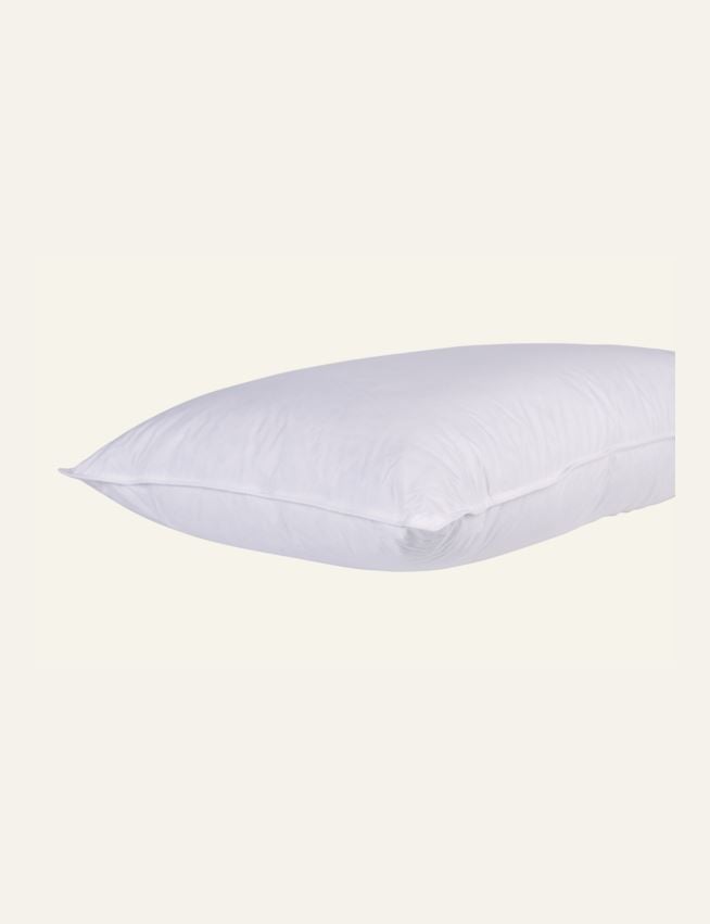 Keskikorkea untuvatyyny valkoinen - 2