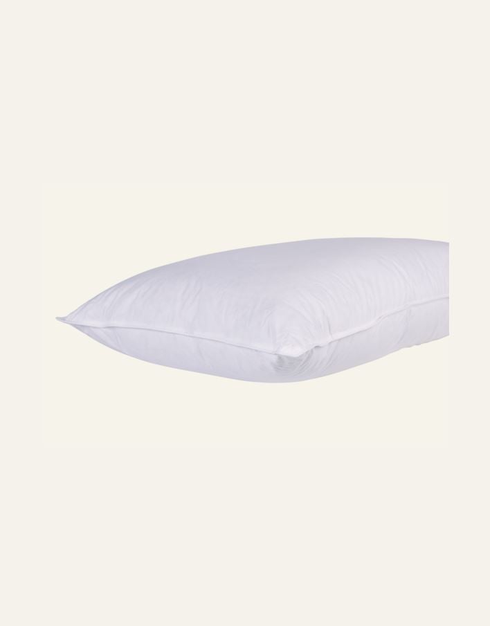 Keskikorkea untuvatyyny valkoinen - 2