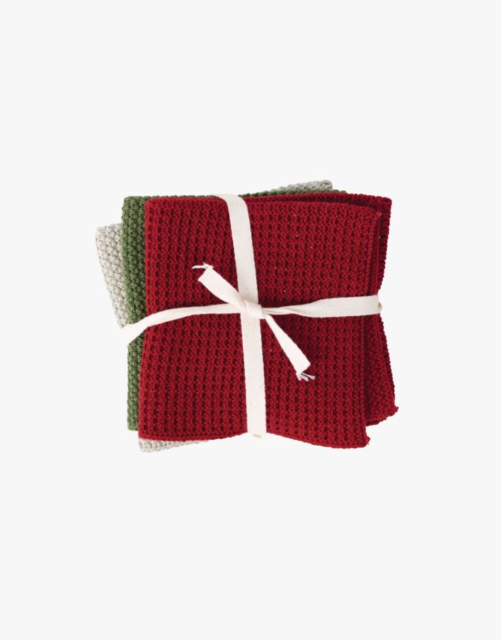 Pesulappu moniväri/punainen - 26x26 cm moniväri/punainen - 1