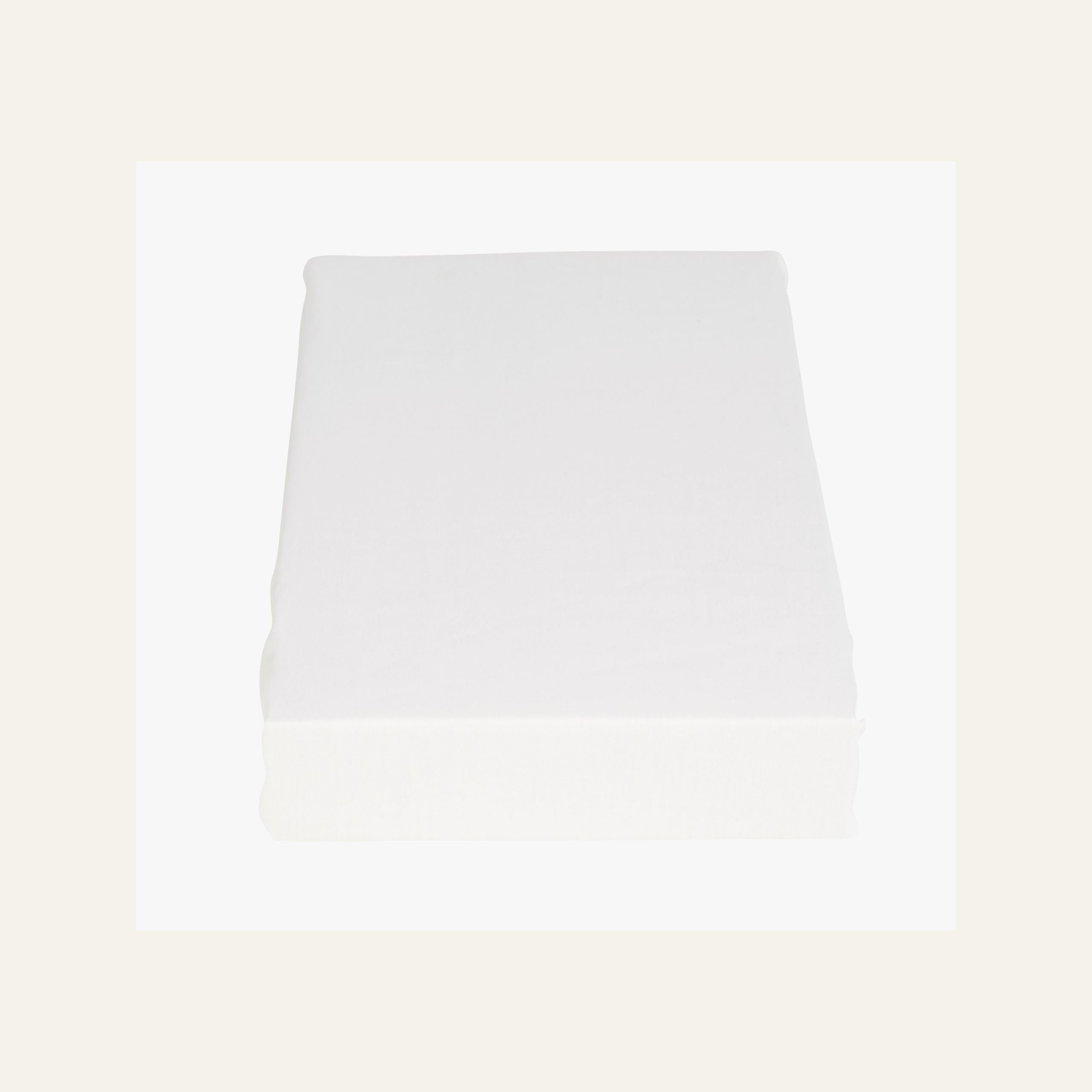 Muotoonommeltu aluslakana valkoinen - 3