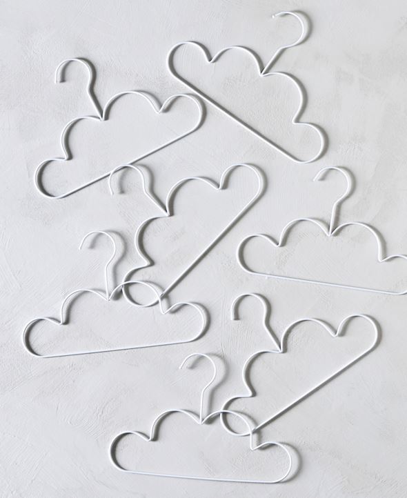 Vaateripustin, 3 kpl valkoinen - 2