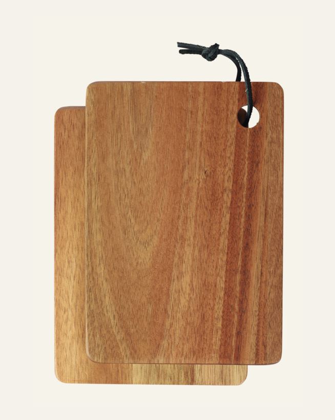 2 tk leikkuulauta luonnonväri - 20x14 cm luonnonväri - 1