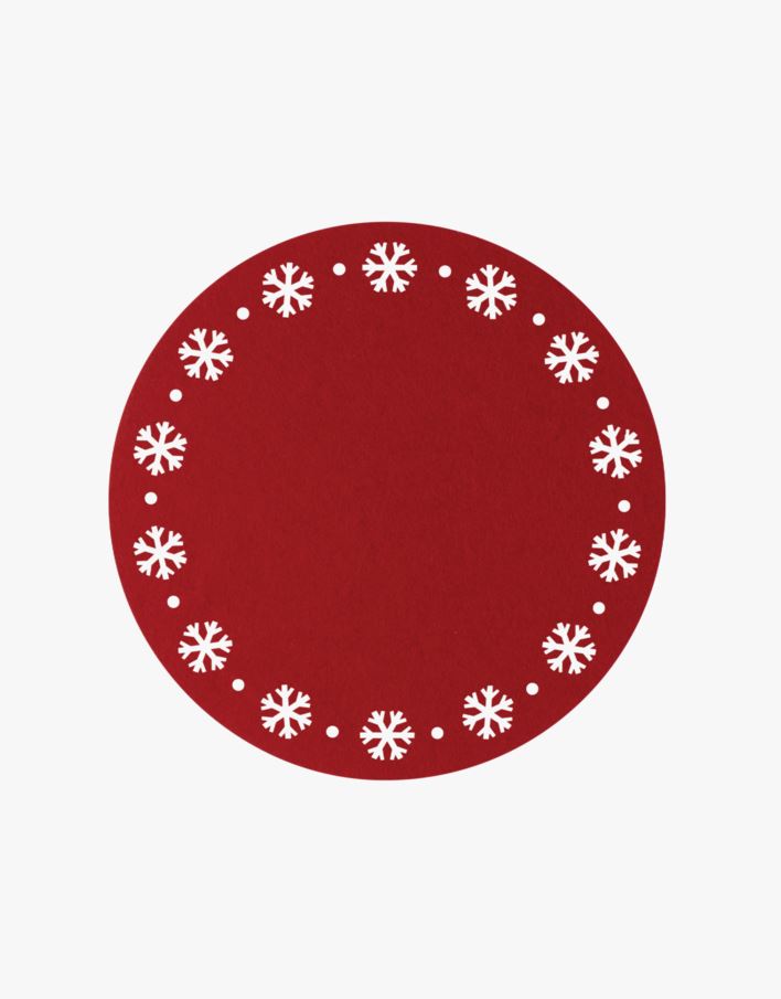 Tabletti punainen - ø38 cm punainen - 1