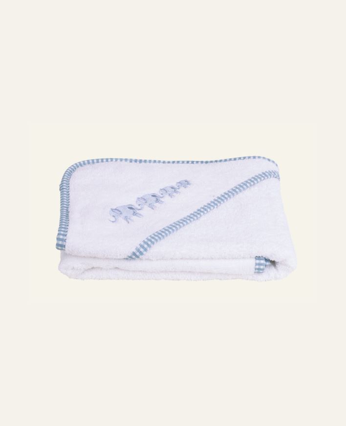 Huppupyyhe vaaleansininen - 80x80 cm vaaleansininen - 1