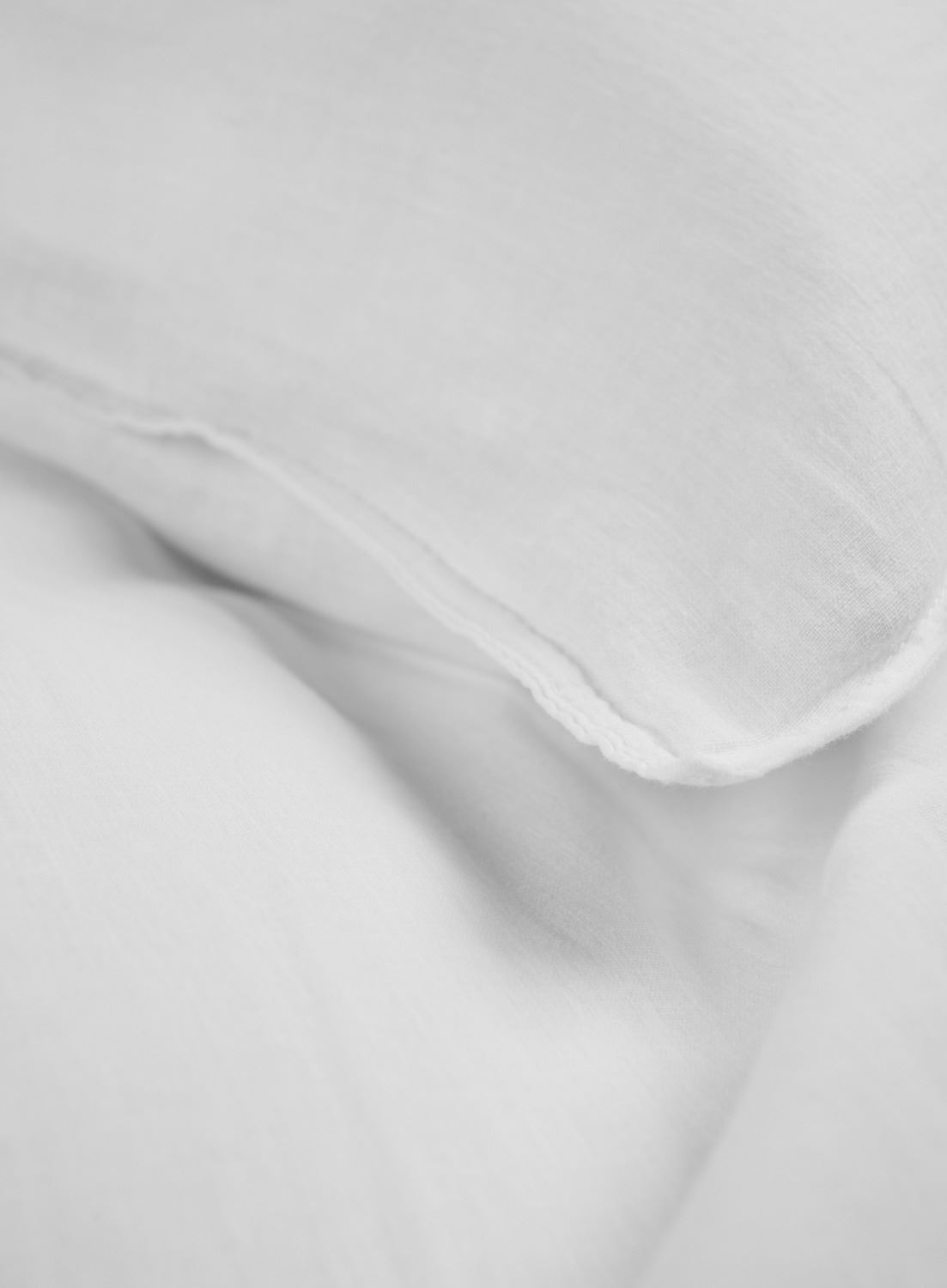 Pussilakanasetti puolipellavaa valkoinen - 3