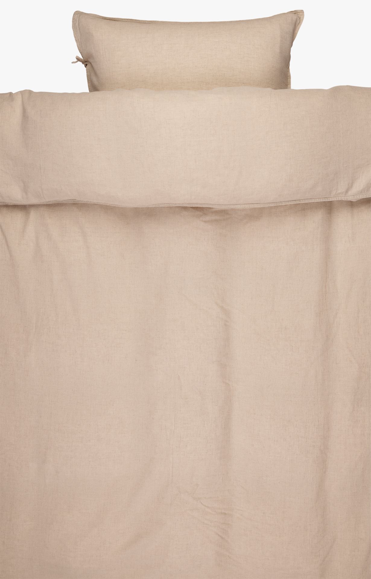 Pussilakanasetti puolipellavaa luonnonväri - 2