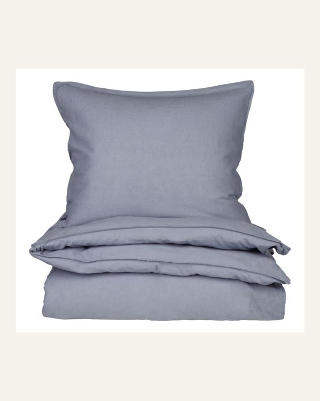 Pussilakanasetti puolipellavaa farkunsininen - 150x210 cm farkunsininen - 1