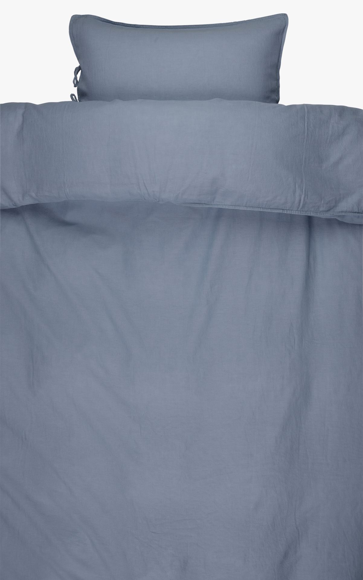 Pussilakanasetti puolipellavaa farkunsininen - 2