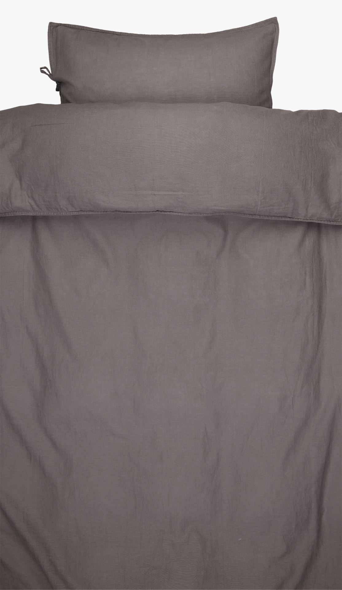 Pussilakanasetti puolipellavaa tummanharmaa - 2