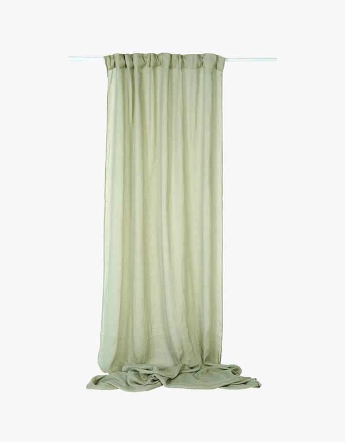 Pellavaverho vihreä - 140x240 cm vihreä - 1