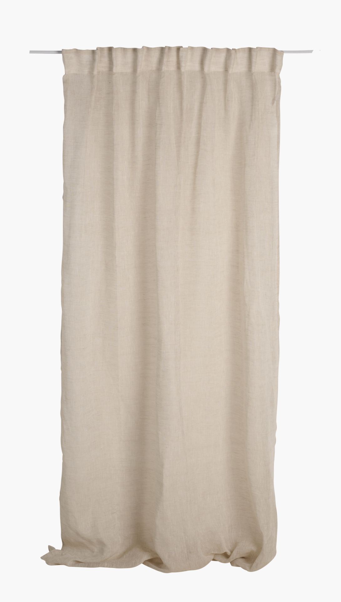 Pellavaverho luonnonväri - 3