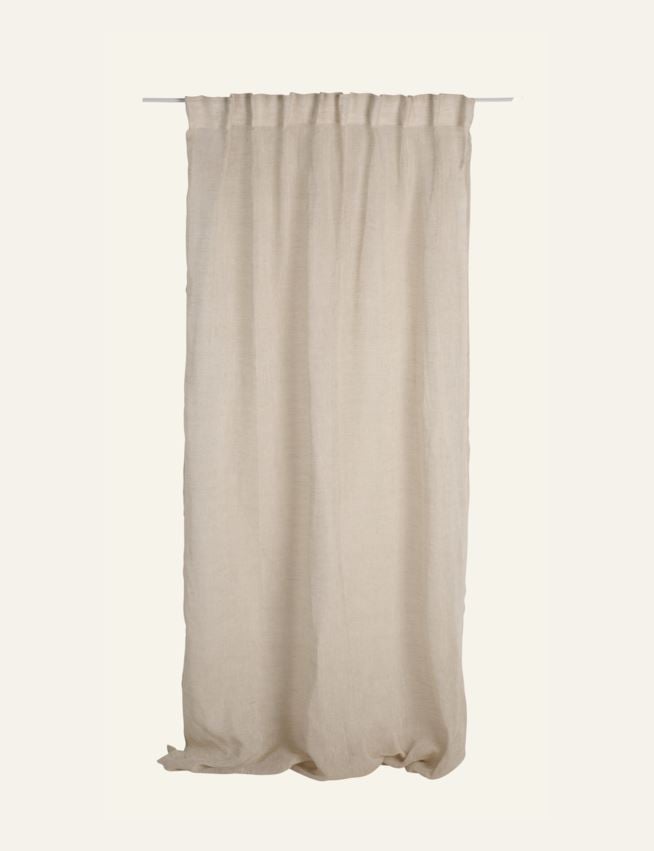 Pellavaverho luonnonväri - 3