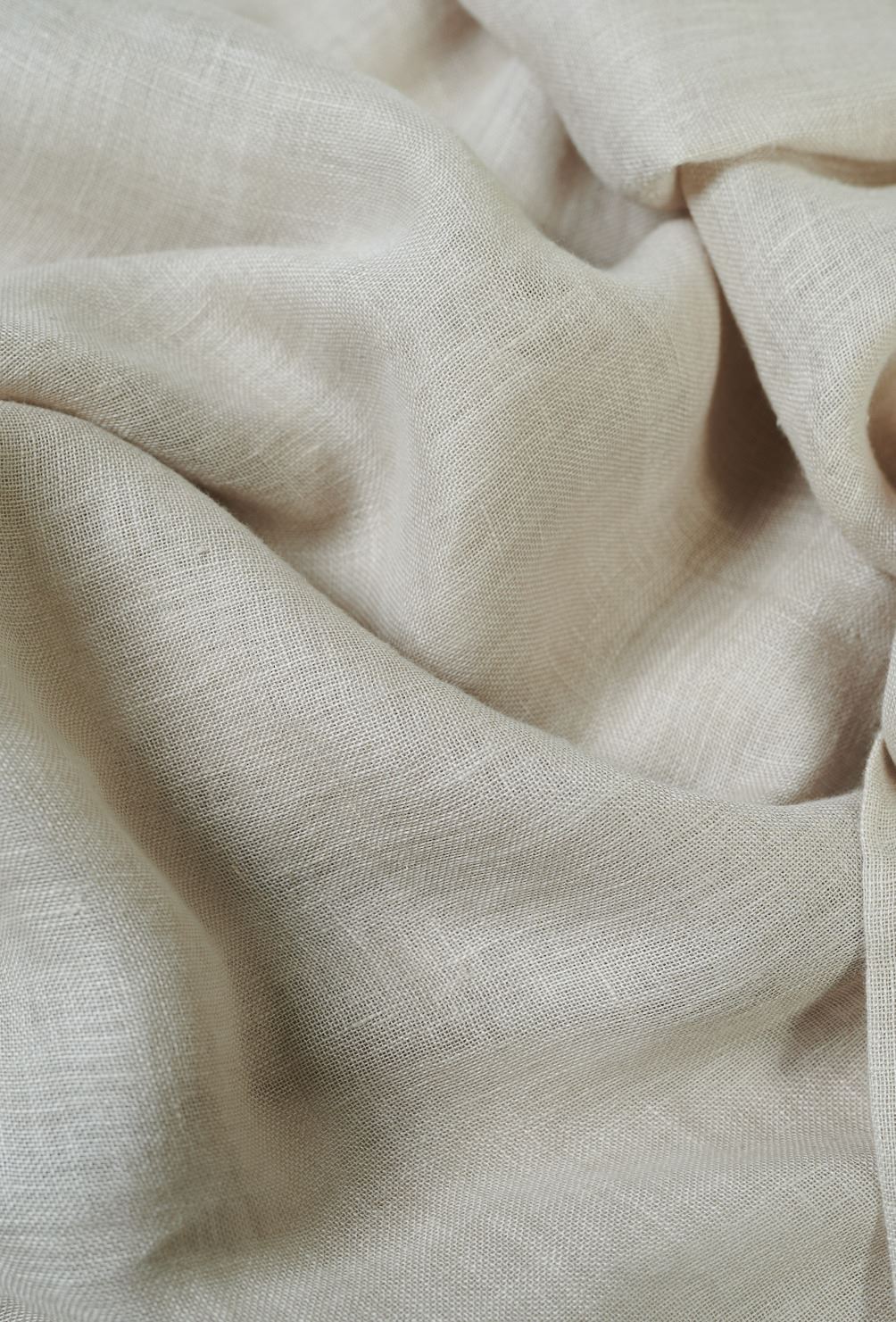 Pellavaverho tumma hiekka - 2