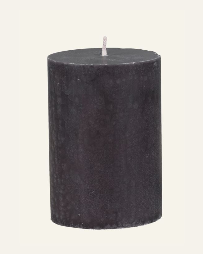 Pöytäkynttilä tummanharmaa - 7x10 cm tummanharmaa - 1