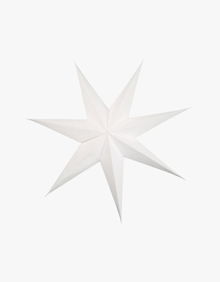 Orient paperitähti valkoinen - 75 cm valkoinen - 1