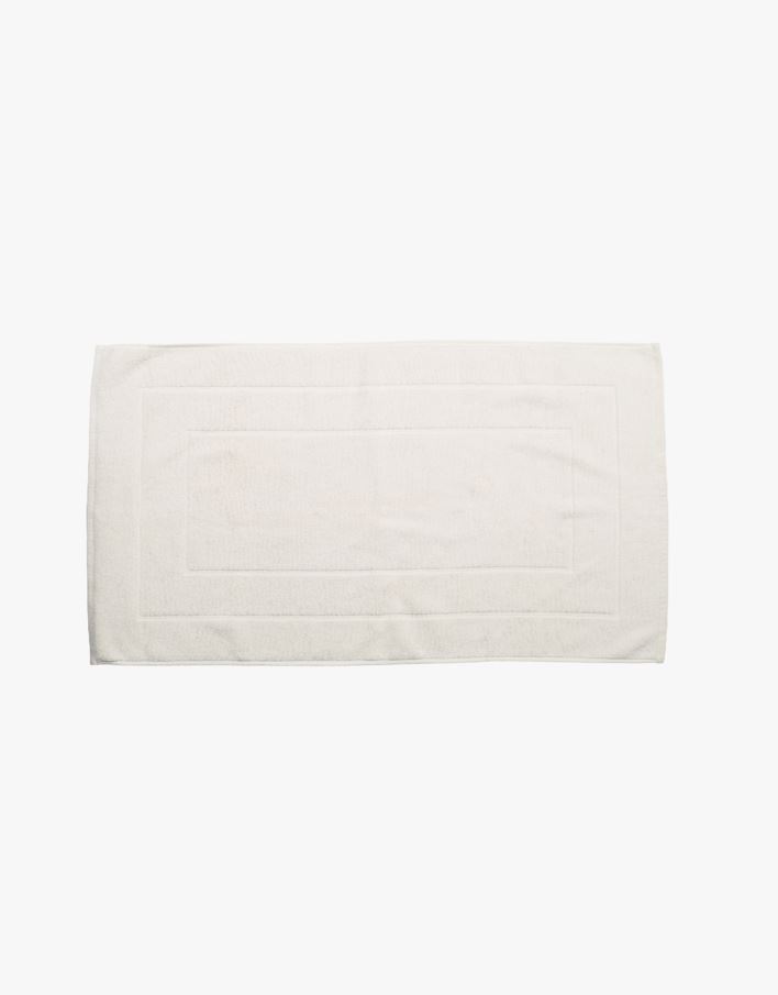 Kylpyhuoneenmatto valkoinen - 50x90 cm valkoinen - 1