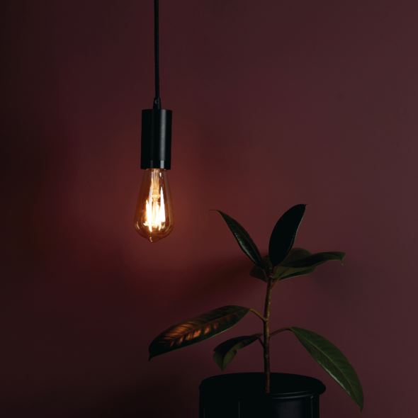 Valaisinjohto musta - 2