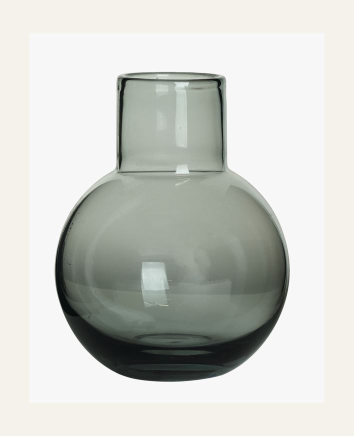 Maljakko vaaleanharmaa - 15x15x19 cm vaaleanharmaa - 1