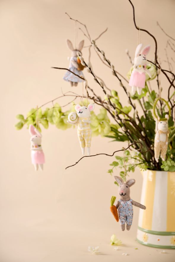 Pääsiäiskoriste moniväri/valkoinen - 2