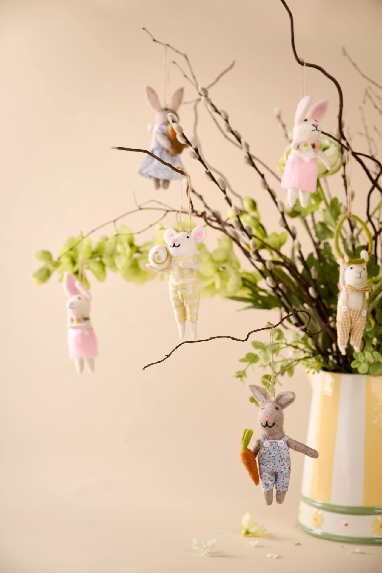 Pääsiäiskoriste moniväri/valkoinen - 2