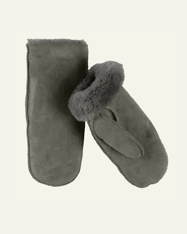 Nahkakäsineet oliivinvihreä - one size oliivinvihreä - 1