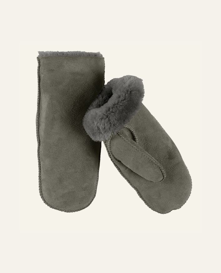 Nahkakäsineet oliivinvihreä - one size oliivinvihreä - 1