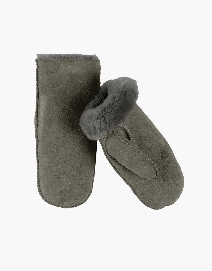 Nahkakäsineet oliivinvihreä - one size oliivinvihreä - 1