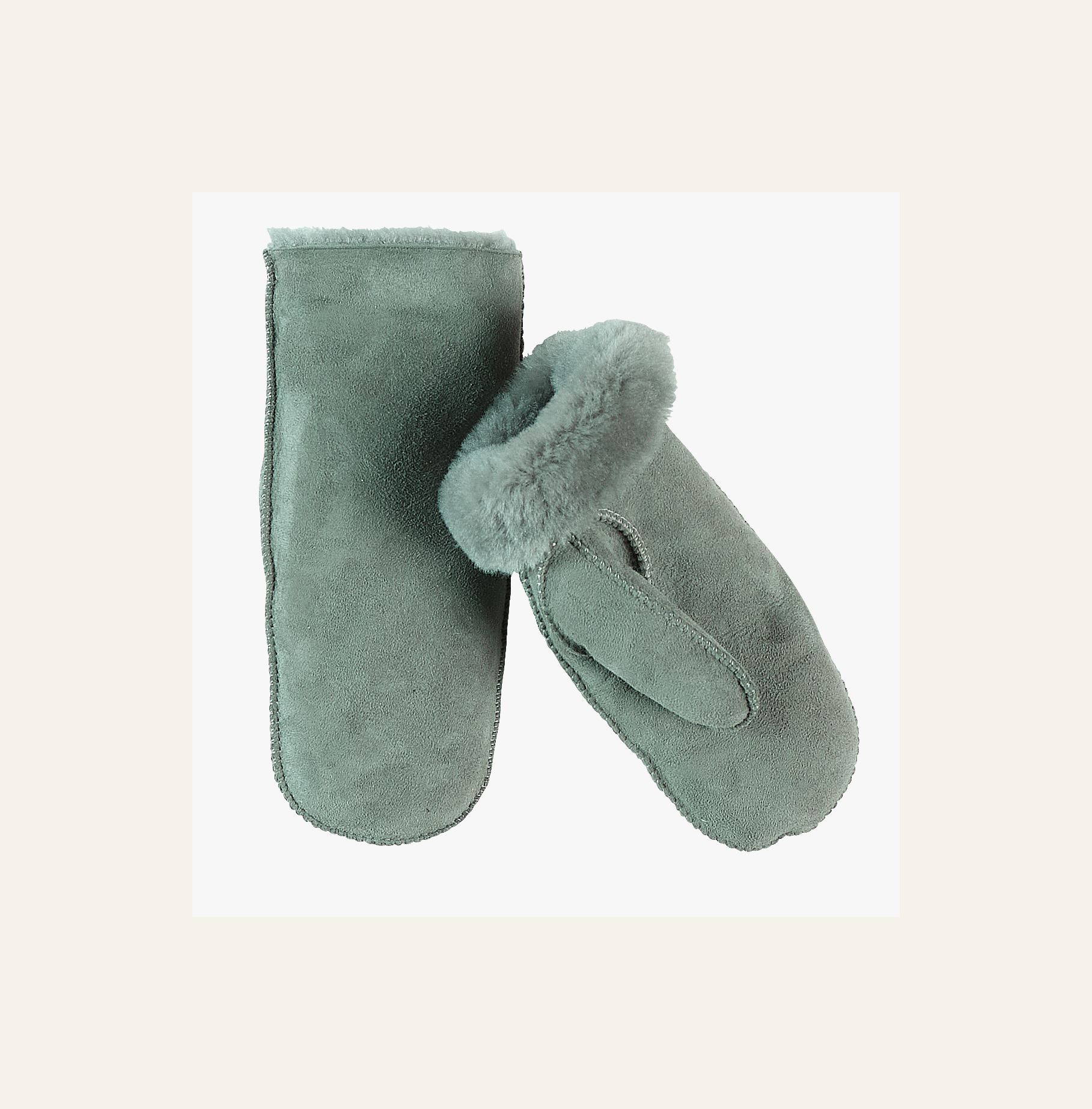 Nahkakäsineet oliivinvihreä - 3