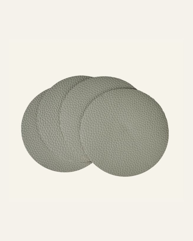 4kpl lasinalus vaaleanvihreä - ø10 cm vaaleanvihreä - 1