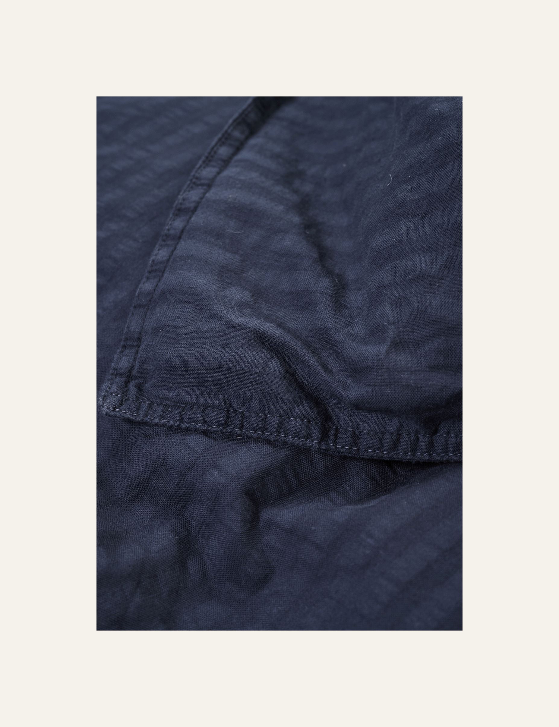 Pussilakanasetti kreppipuuvillaa tummansininen - 3