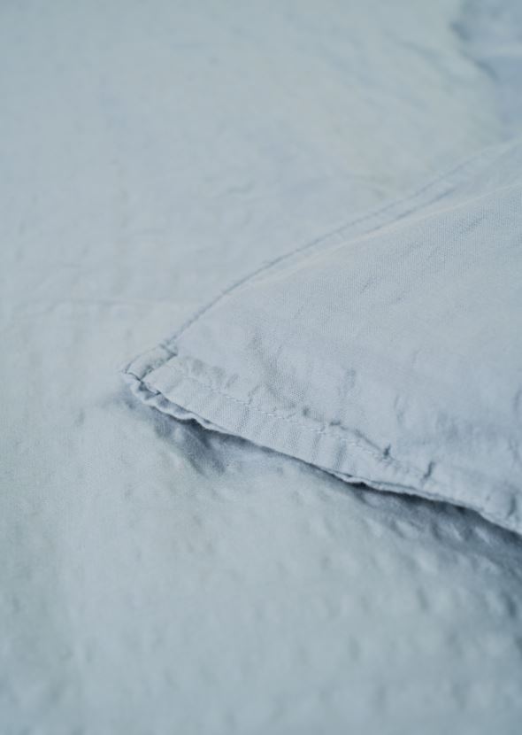 Pussilakanasetti kreppipuuvillaa taivaansininen - 2