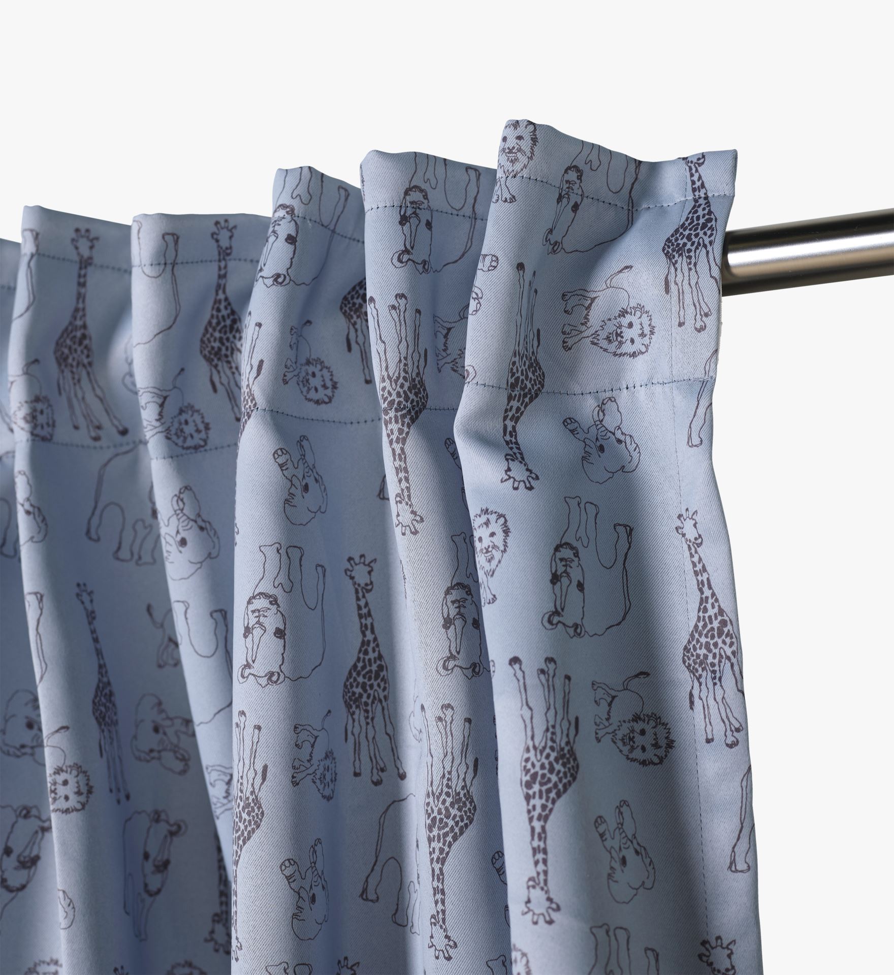 Pimentävä verho vaaleansininen - 2