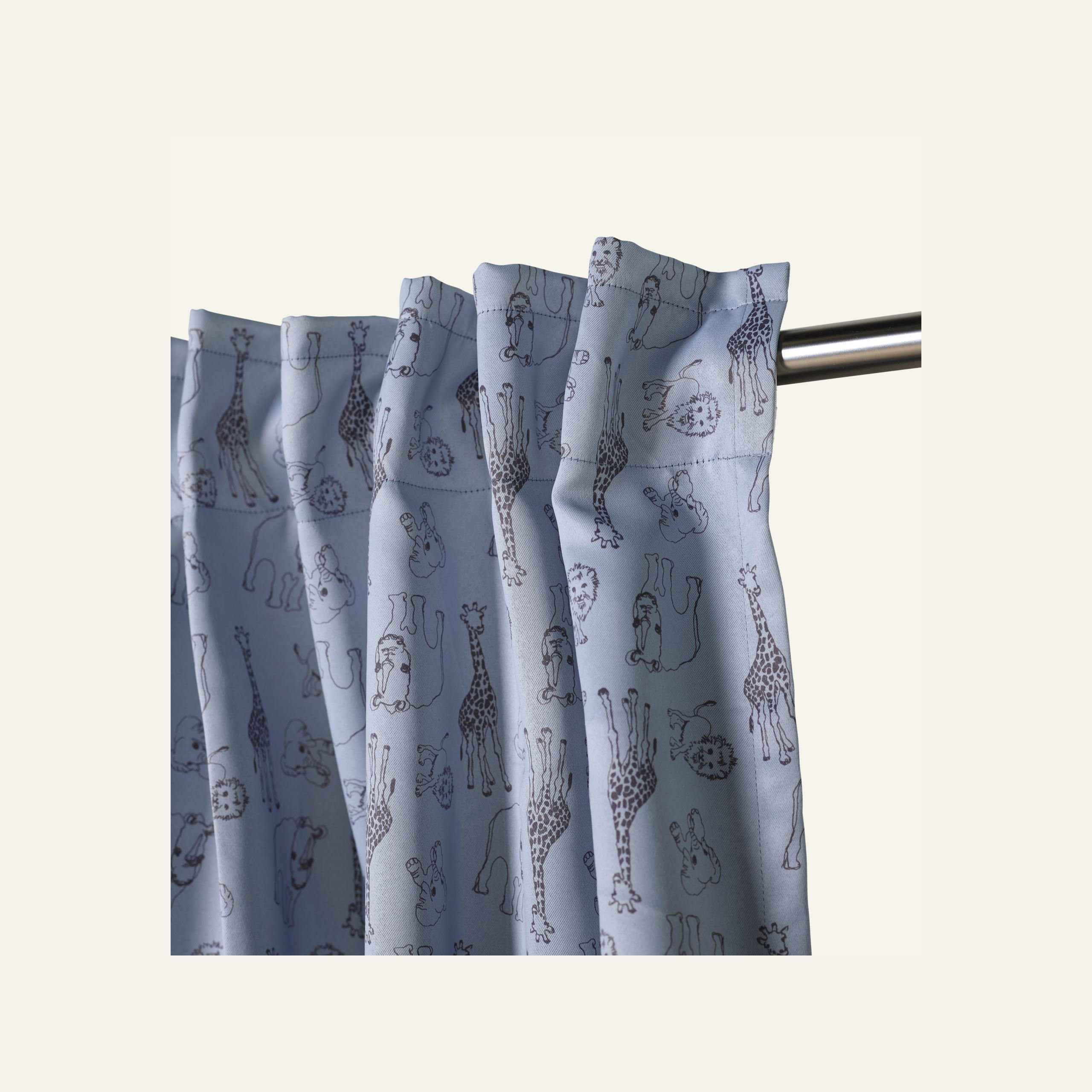 Pimentävä verho vaaleansininen - 2