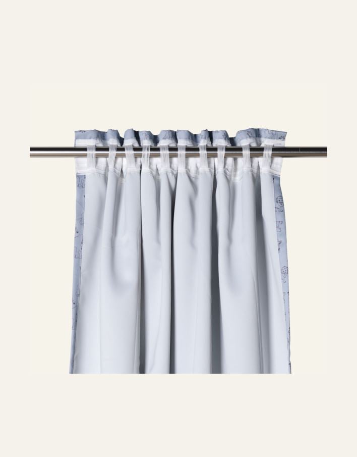 Pimentävä verho vaaleansininen - 3