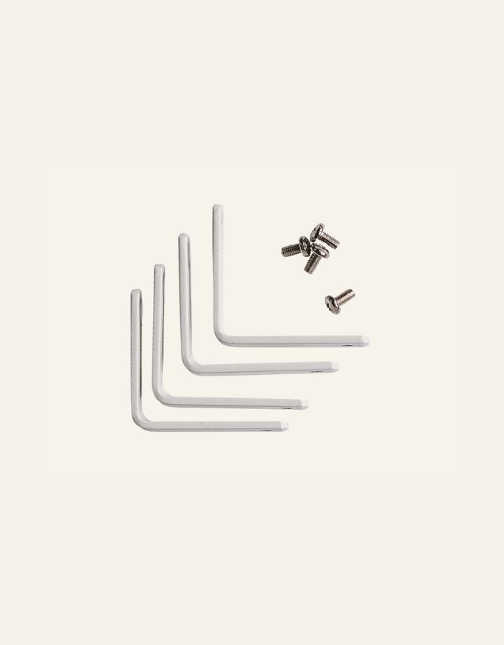 Kulmatuki 4 kpl valkoinen - 2